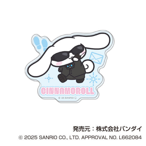 『サンリオキャラクターズ』アクリルステッカー まねっこーで スパイVer.【BOX】